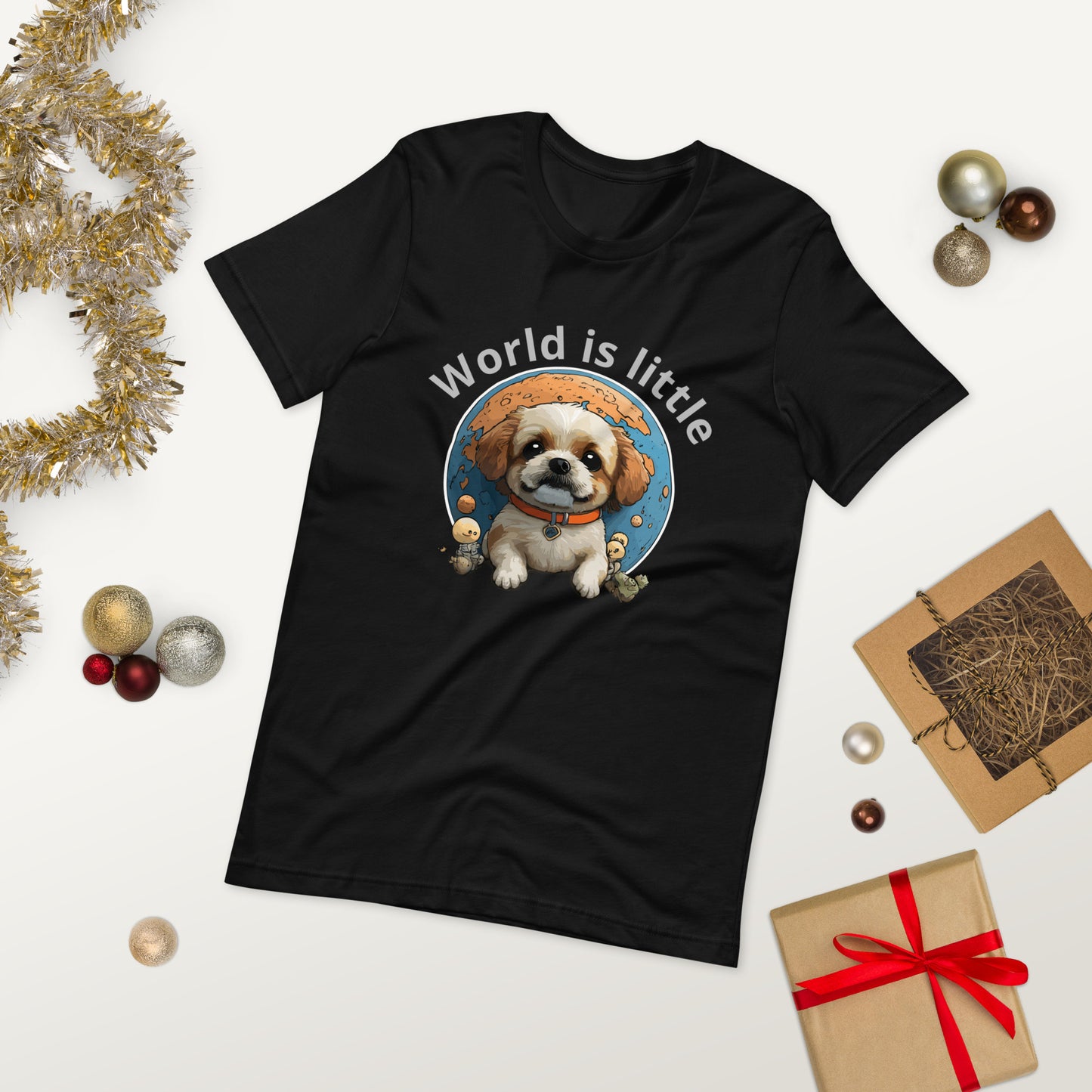 T-shirt with cute dog print