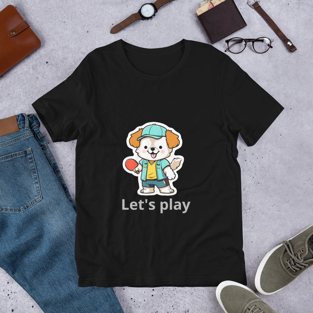 T-shirt with cute dog print