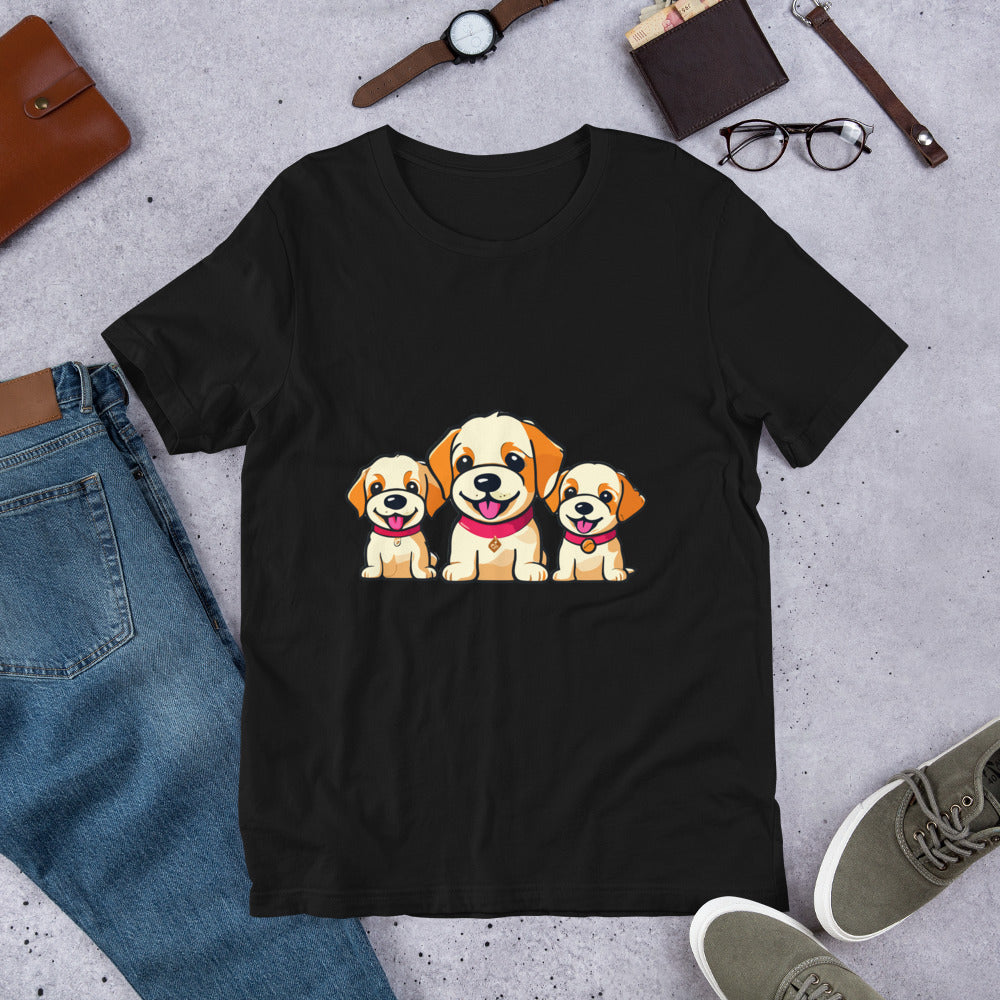 T-shirt with cute dog print