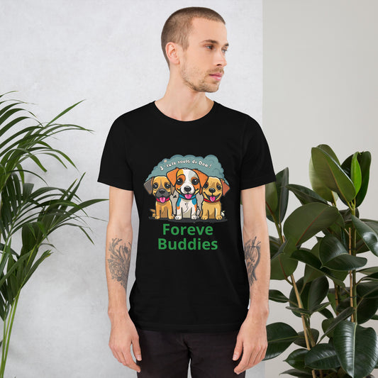 T-shirt with cute dog print