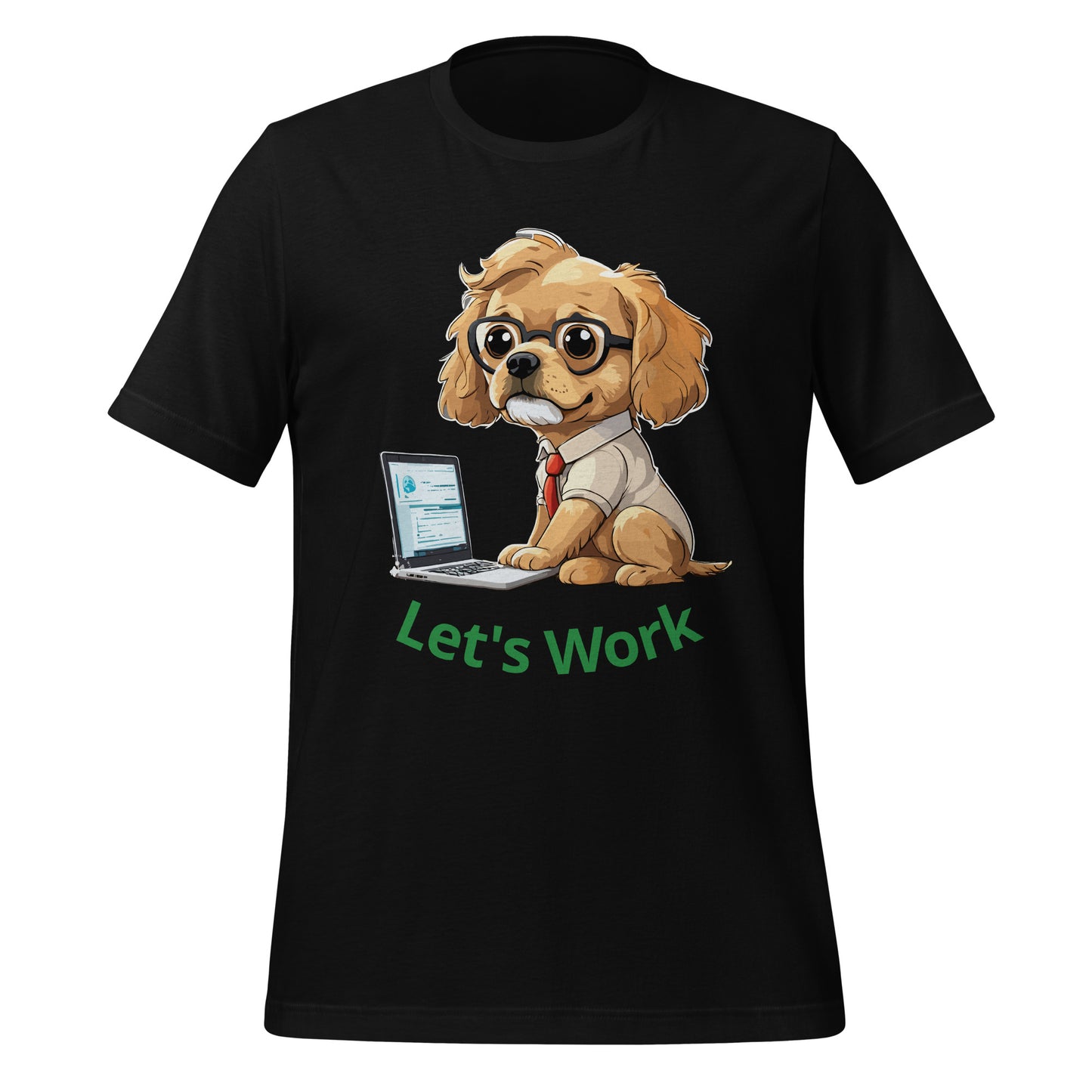 T-shirt with cute dog print