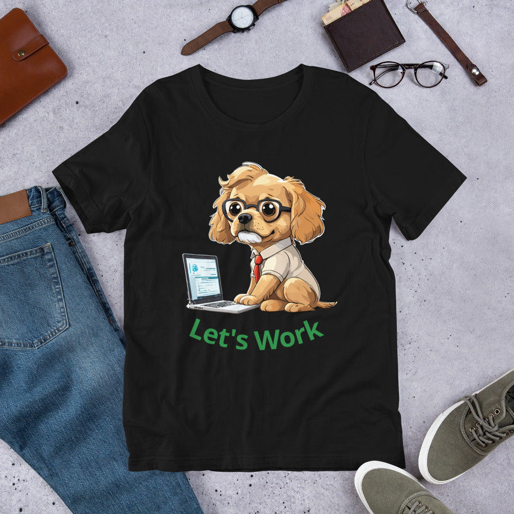 T-shirt with cute dog print