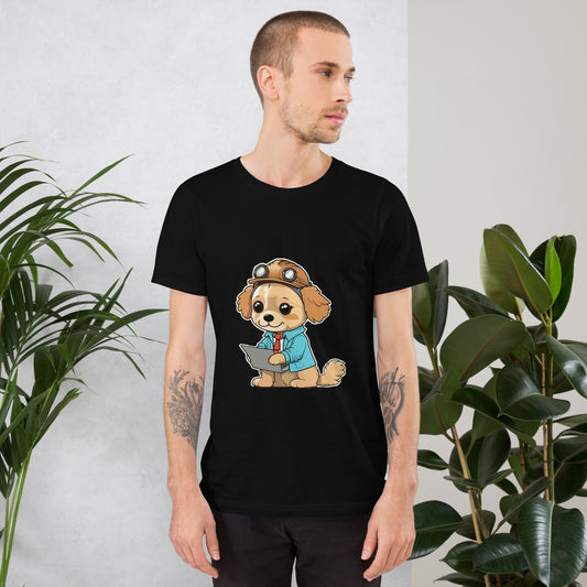 T-shirt with cute dog print