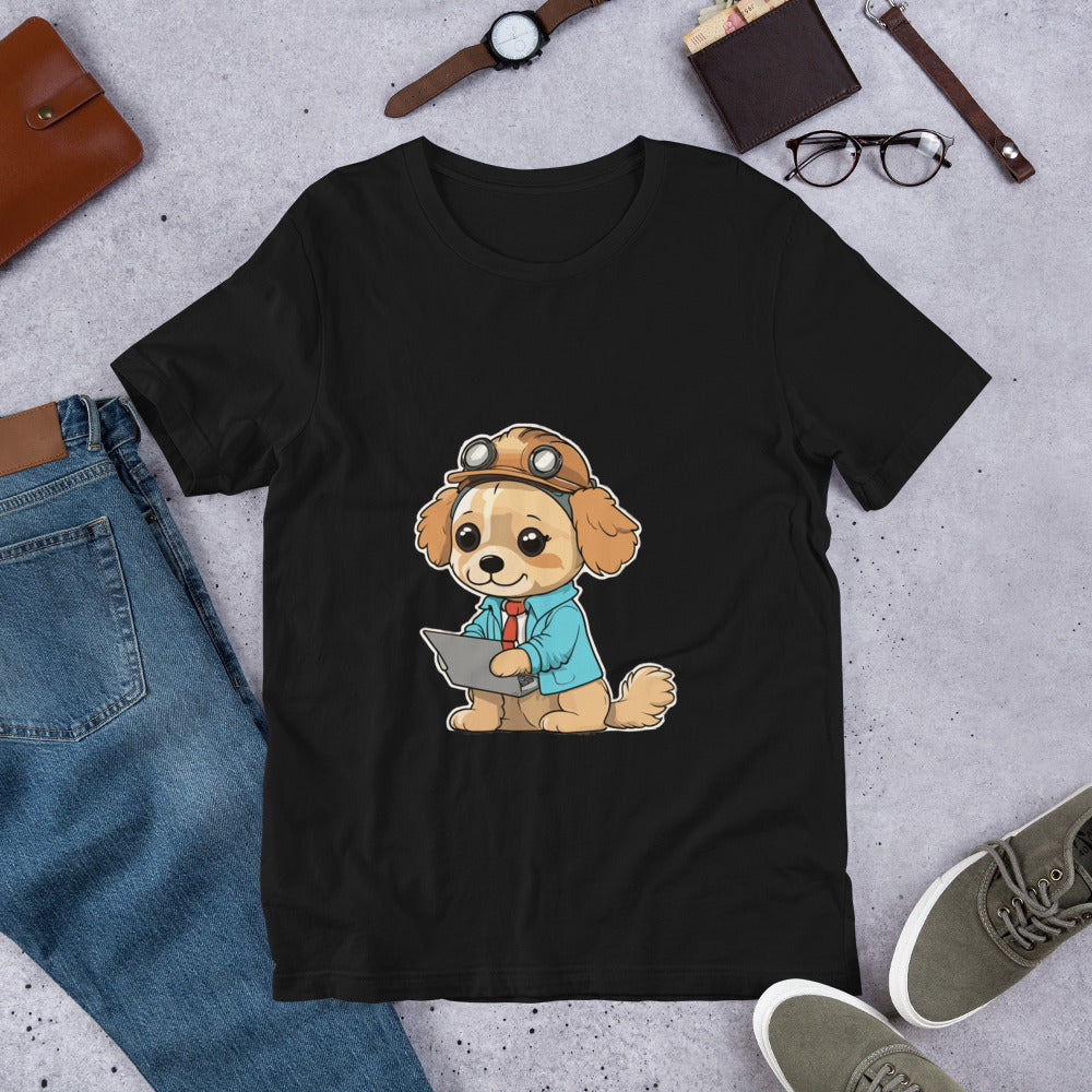 T-shirt with cute dog print