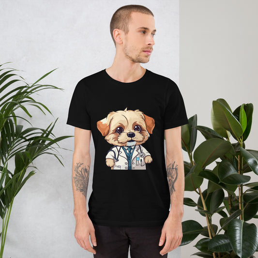 T-shirt with cute dog print