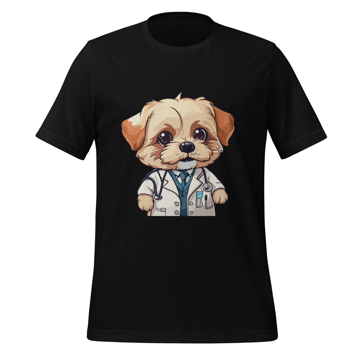 T-shirt with cute dog print