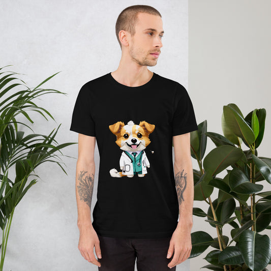 T-shirt with cute dog print