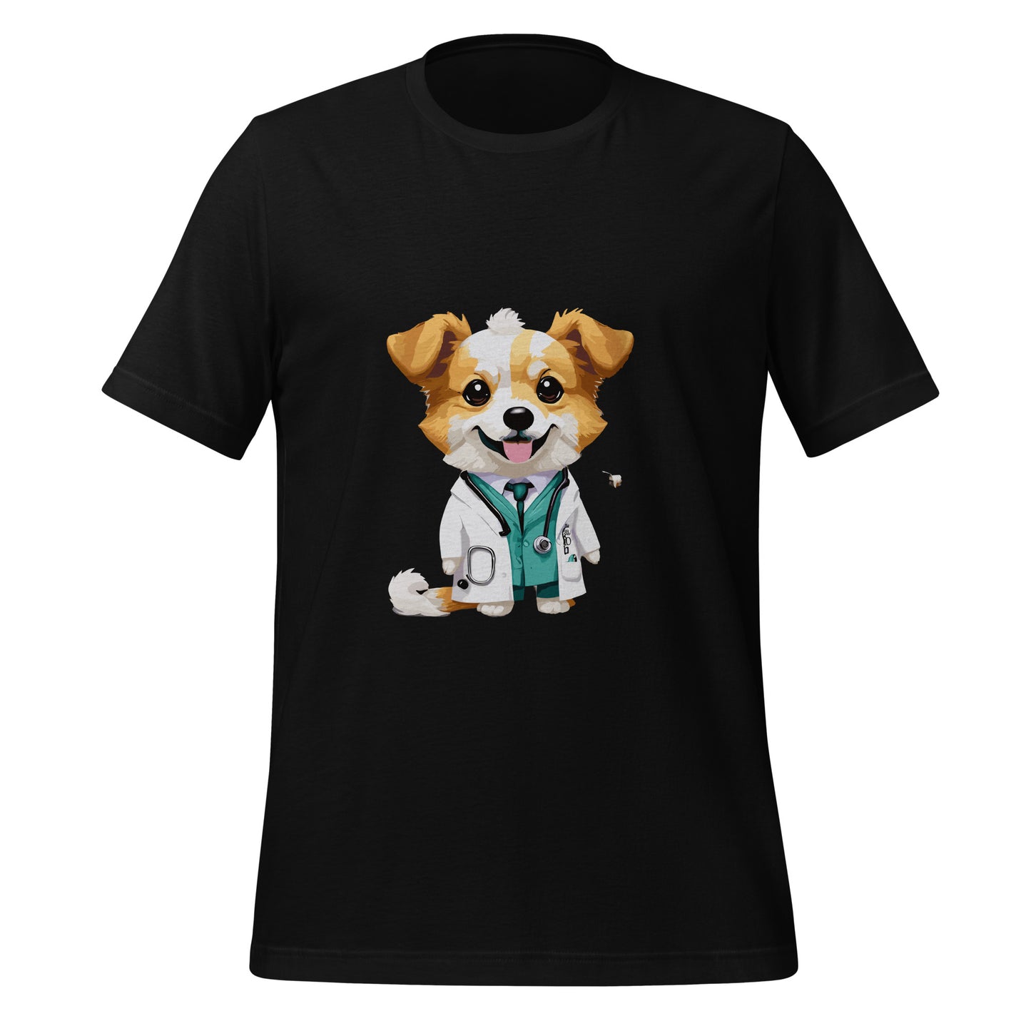 T-shirt with cute dog print