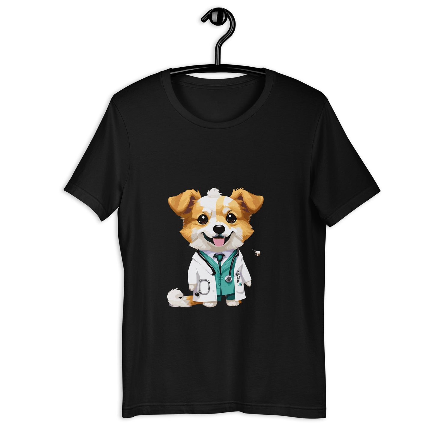 T-shirt with cute dog print