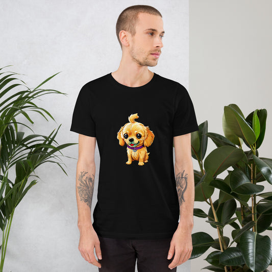 T-shirt with cute dog print