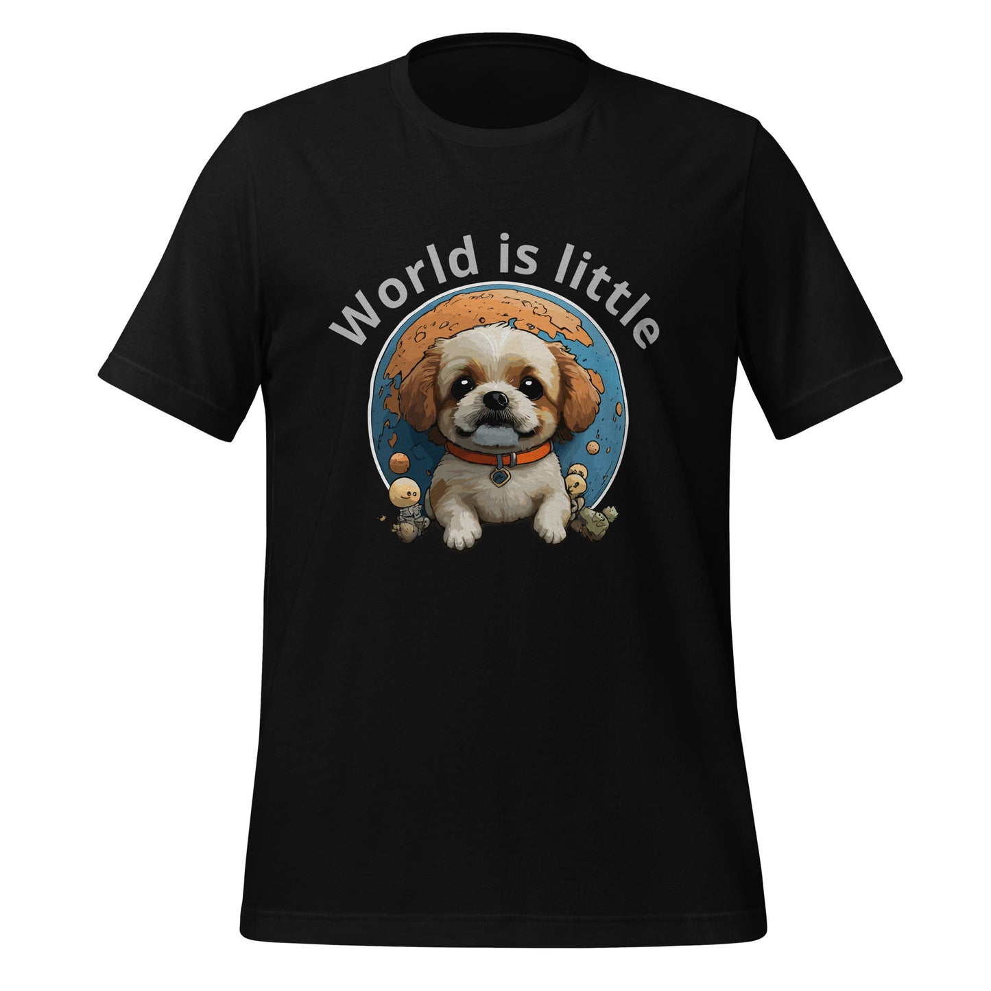 T-shirt with cute dog print