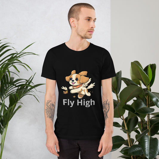 T-shirt with cute dog print