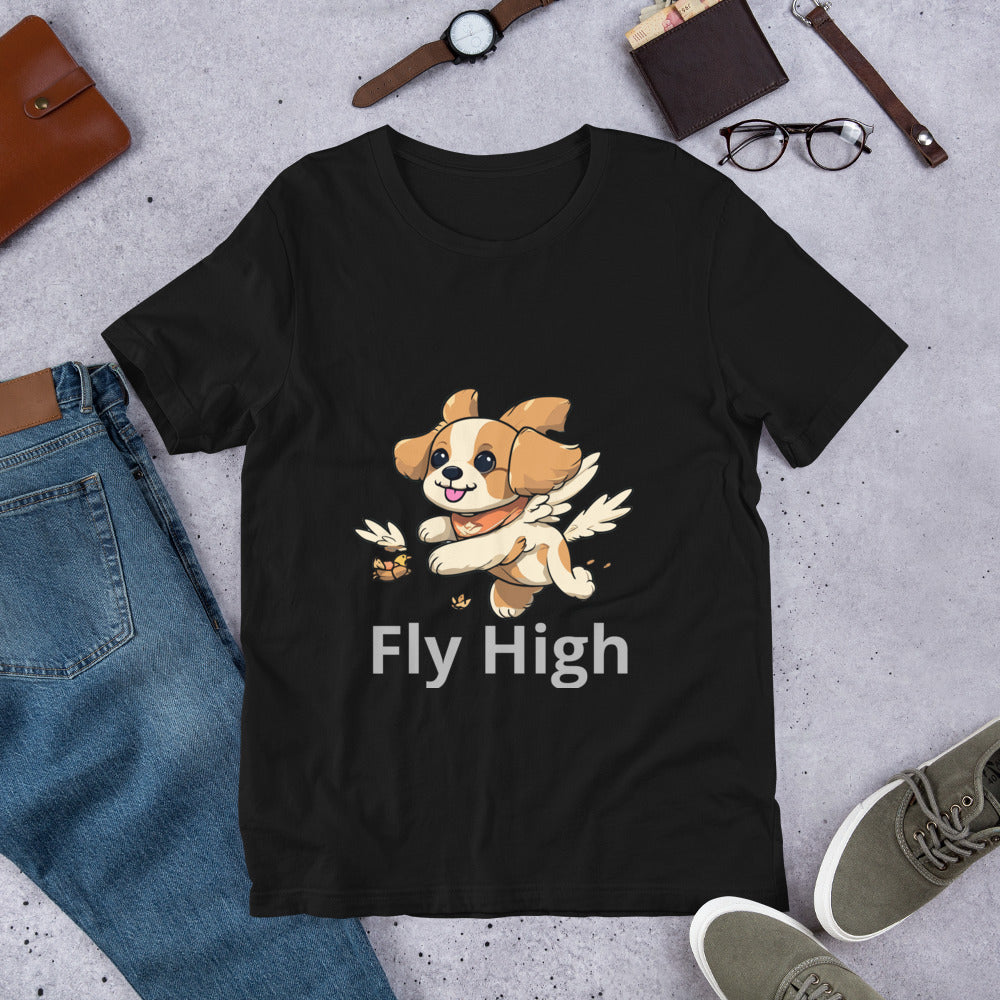 T-shirt with cute dog print