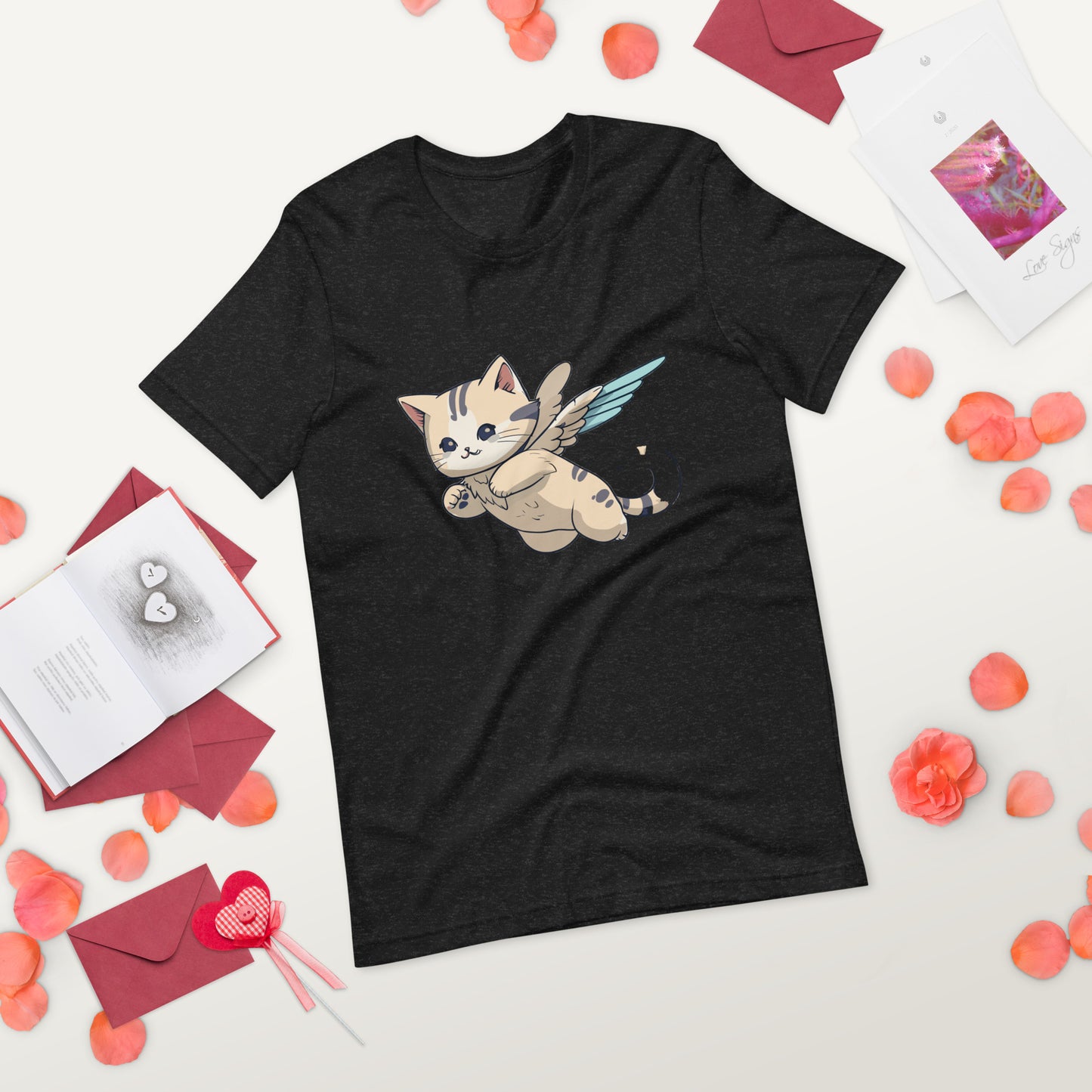 flying cat tshirt