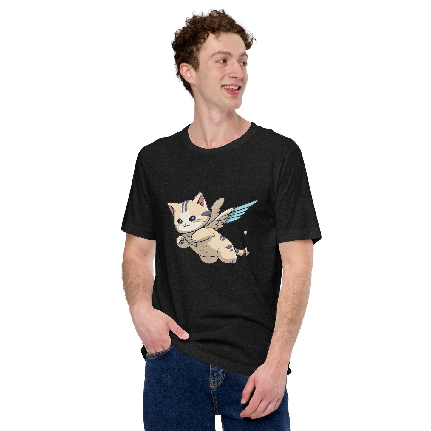 flying cat tshirt