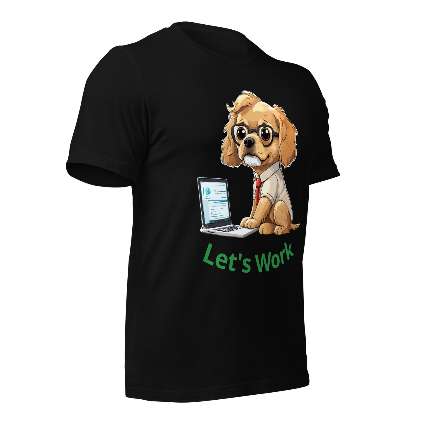 T-shirt with cute dog print