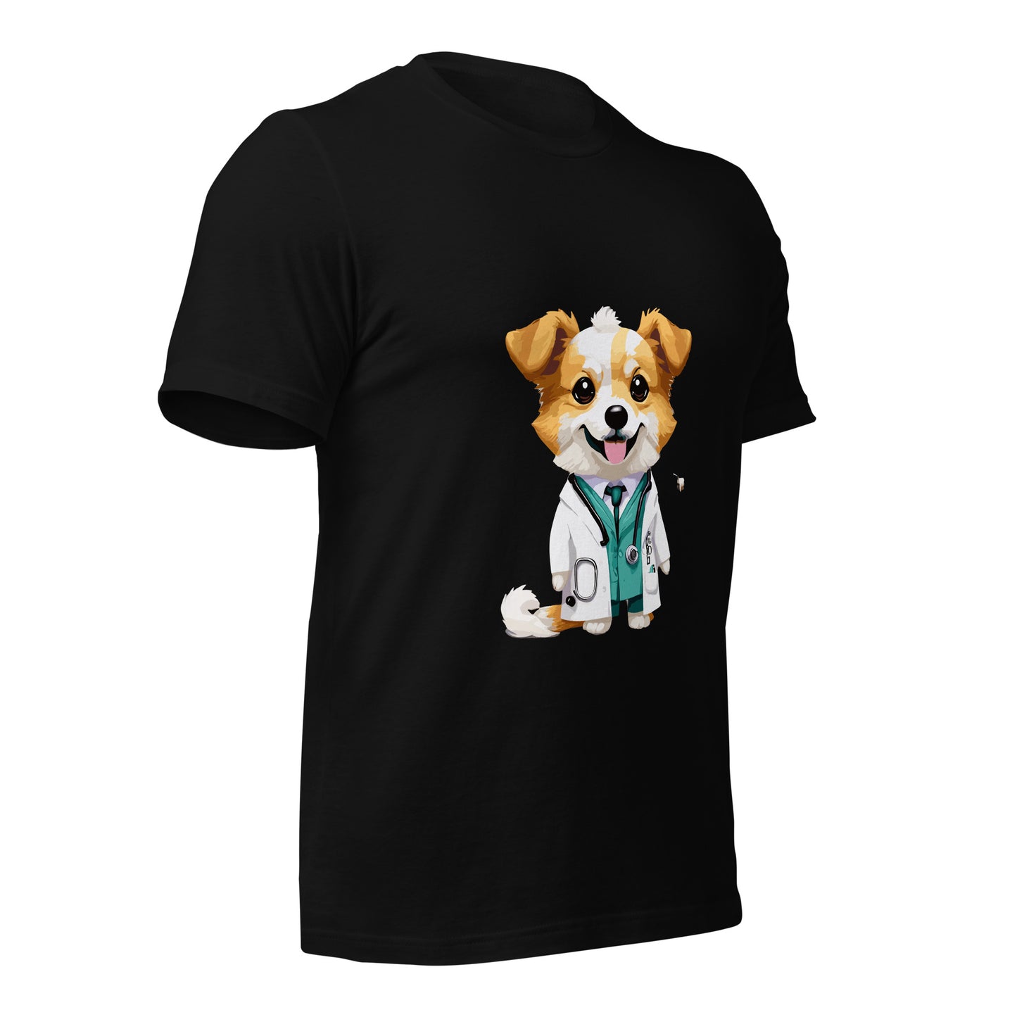 T-shirt with cute dog print