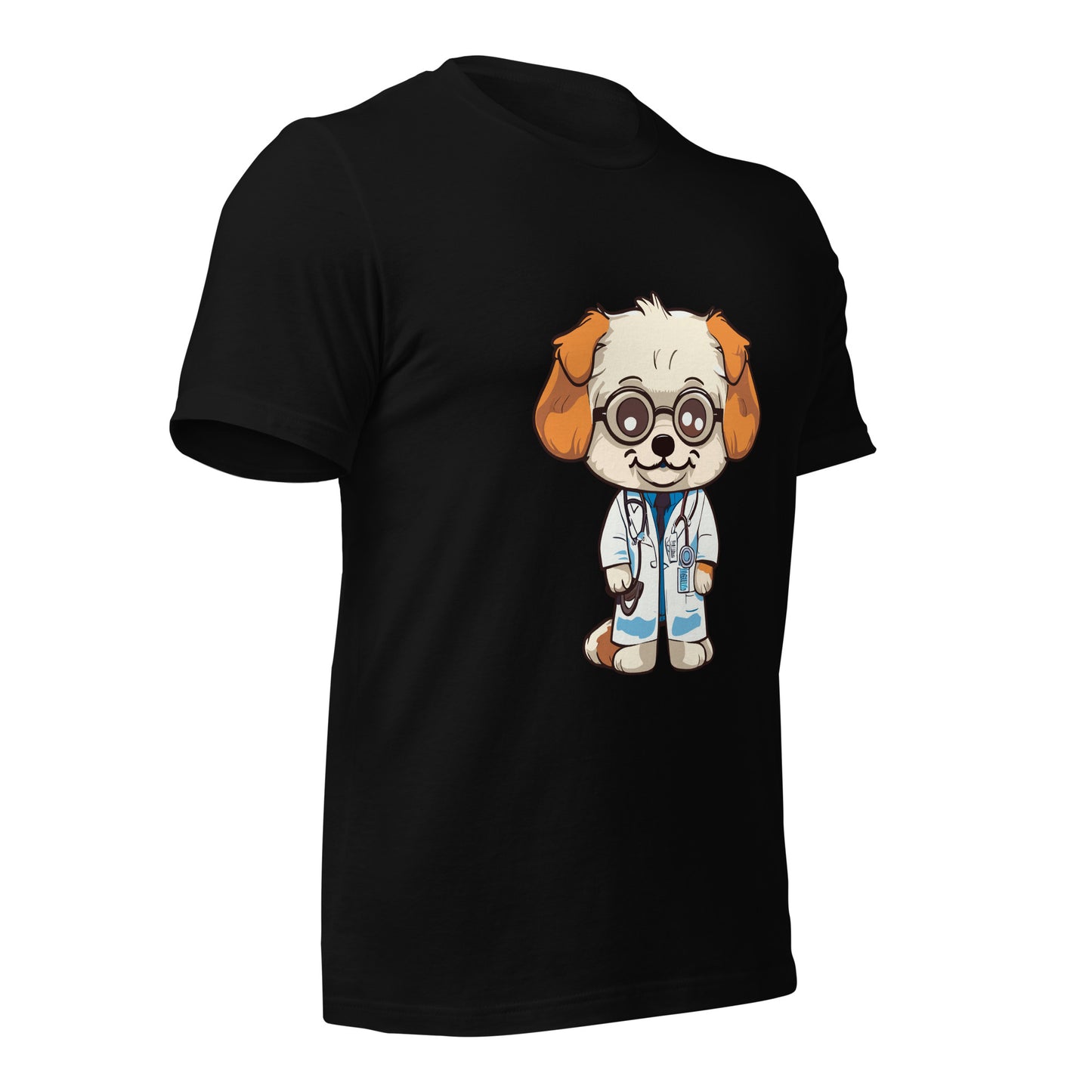 T-shirt with cute dog print