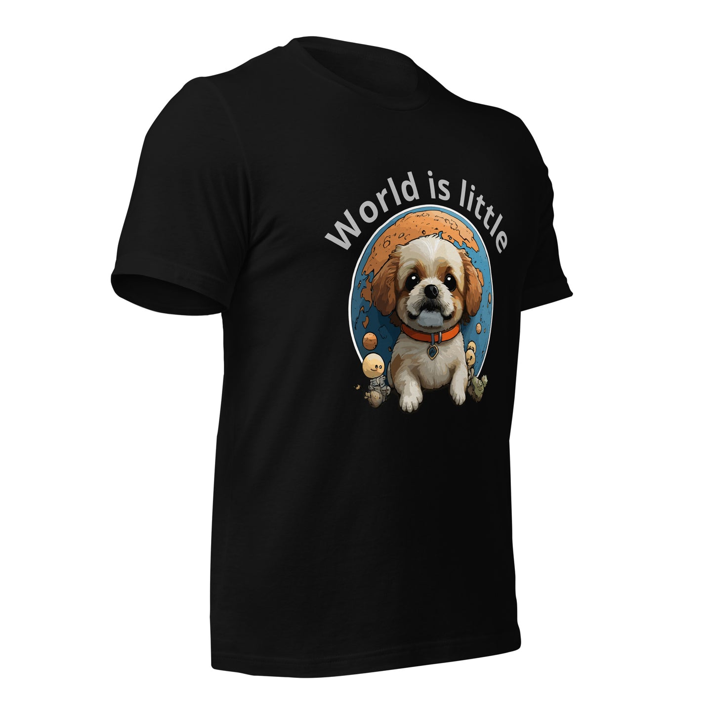 T-shirt with cute dog print