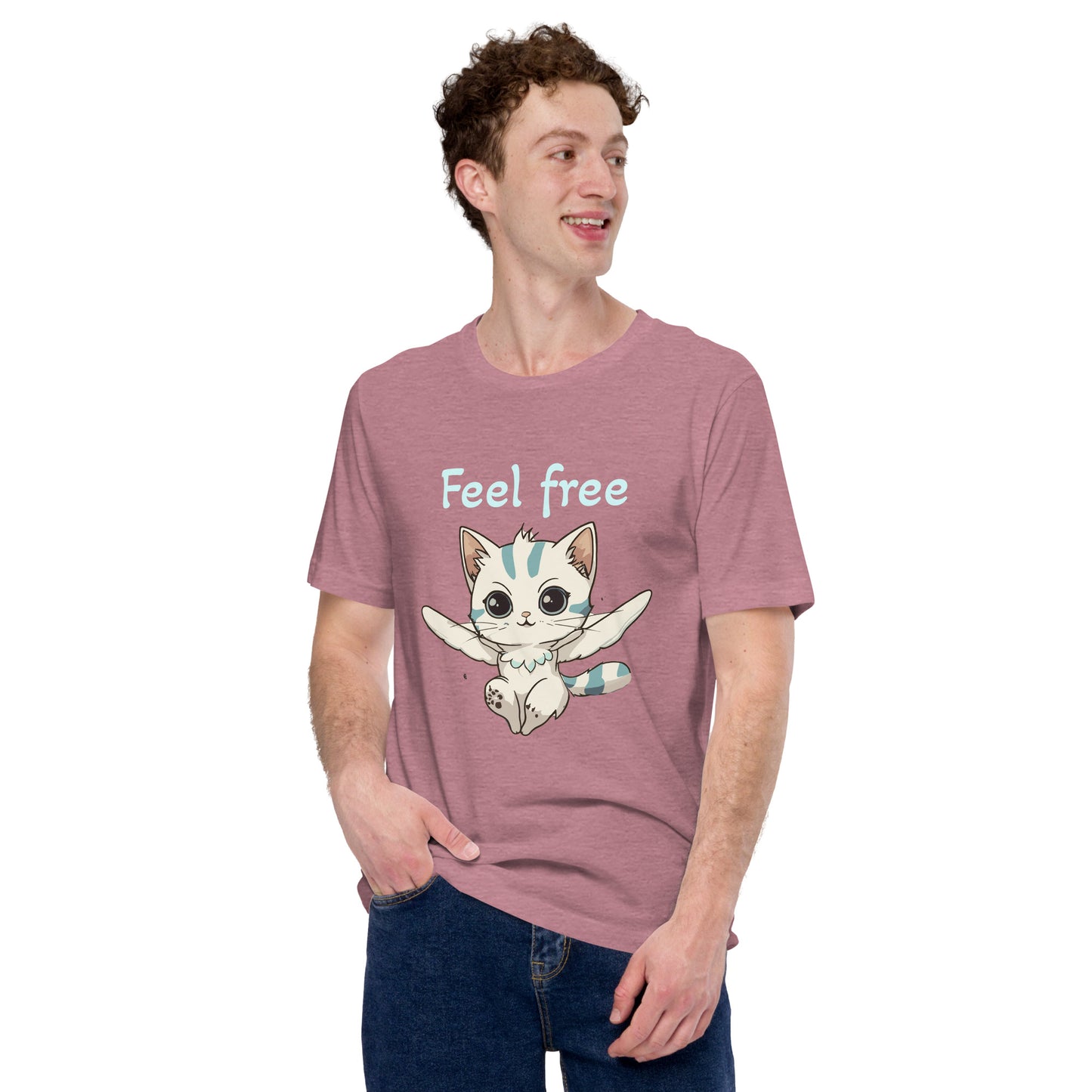 Feelfree cat print t-shirt