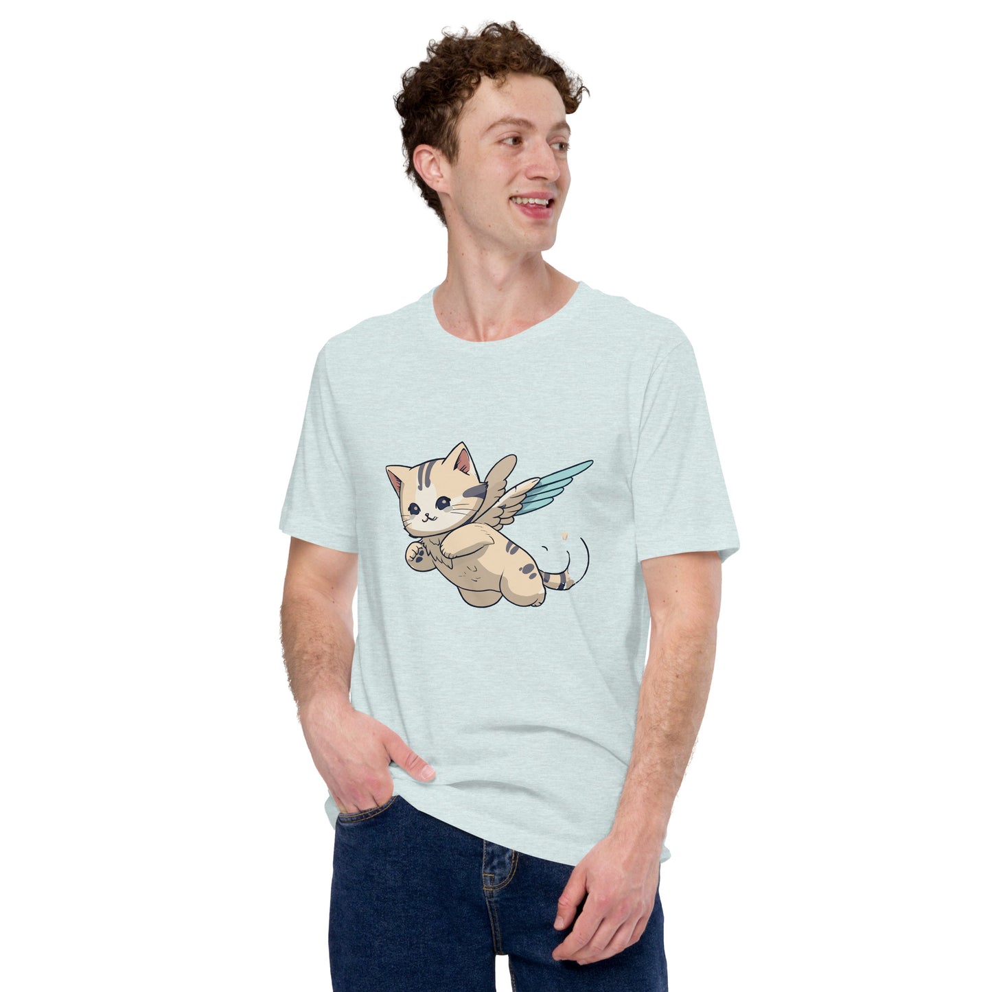 flying cat tshirt