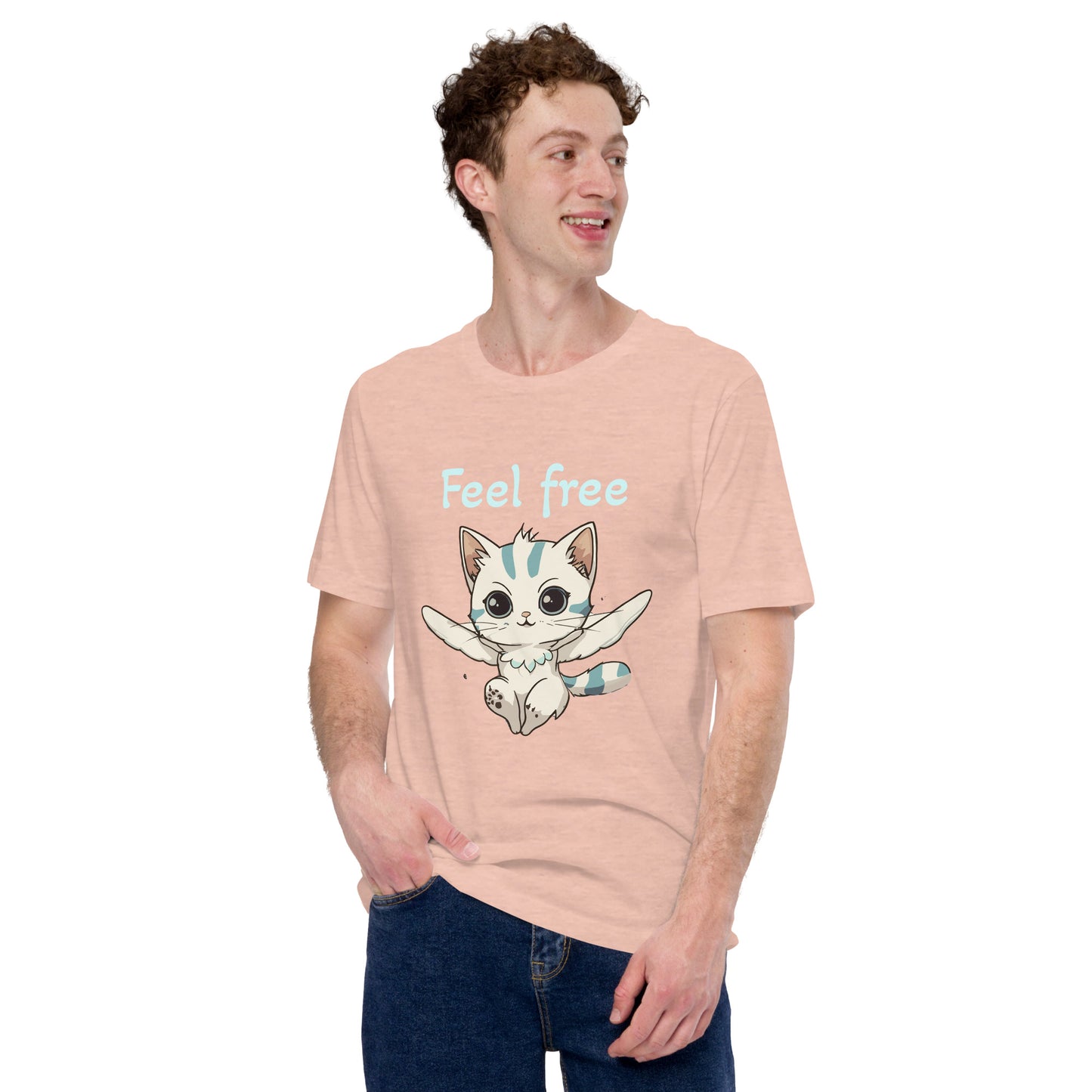 Feelfree cat print t-shirt