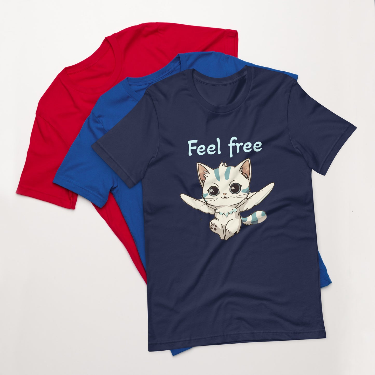 Feelfree cat print t-shirt