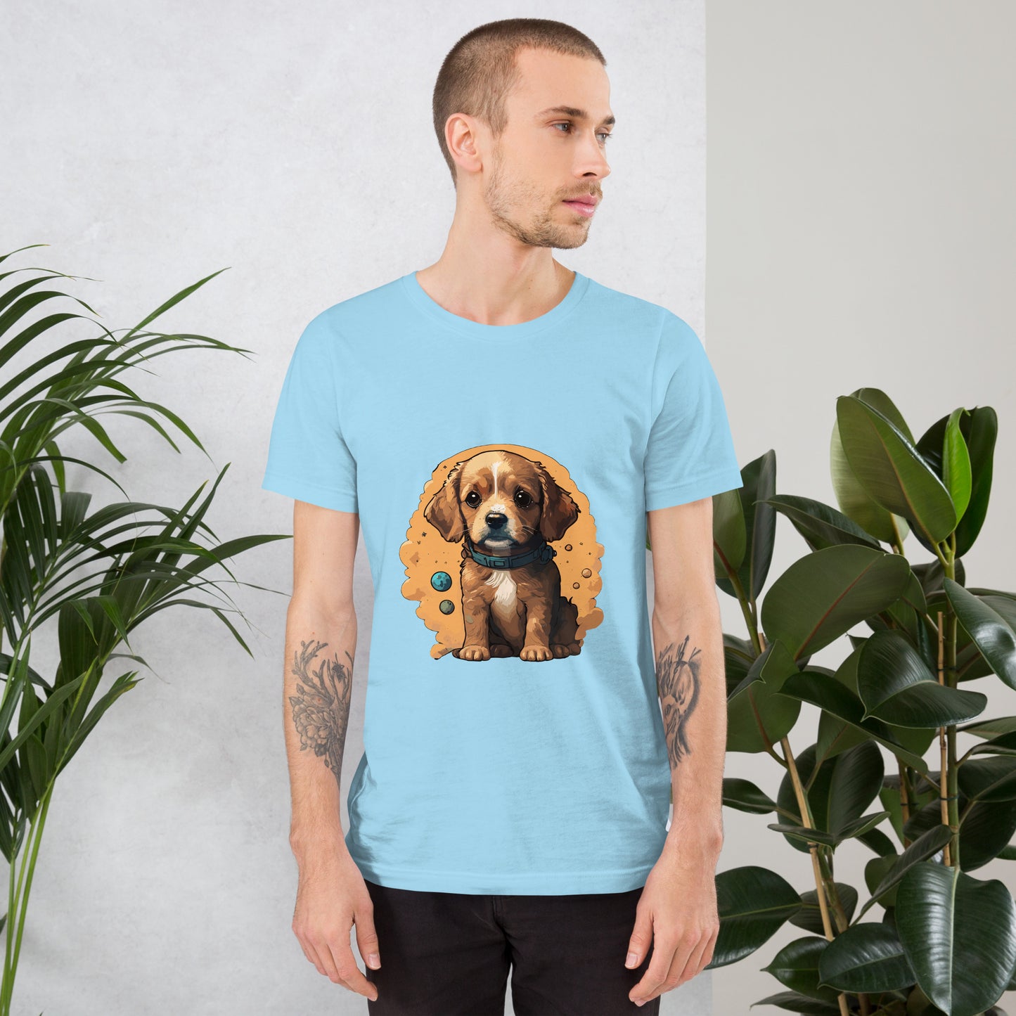 T-shirt with cute dog print