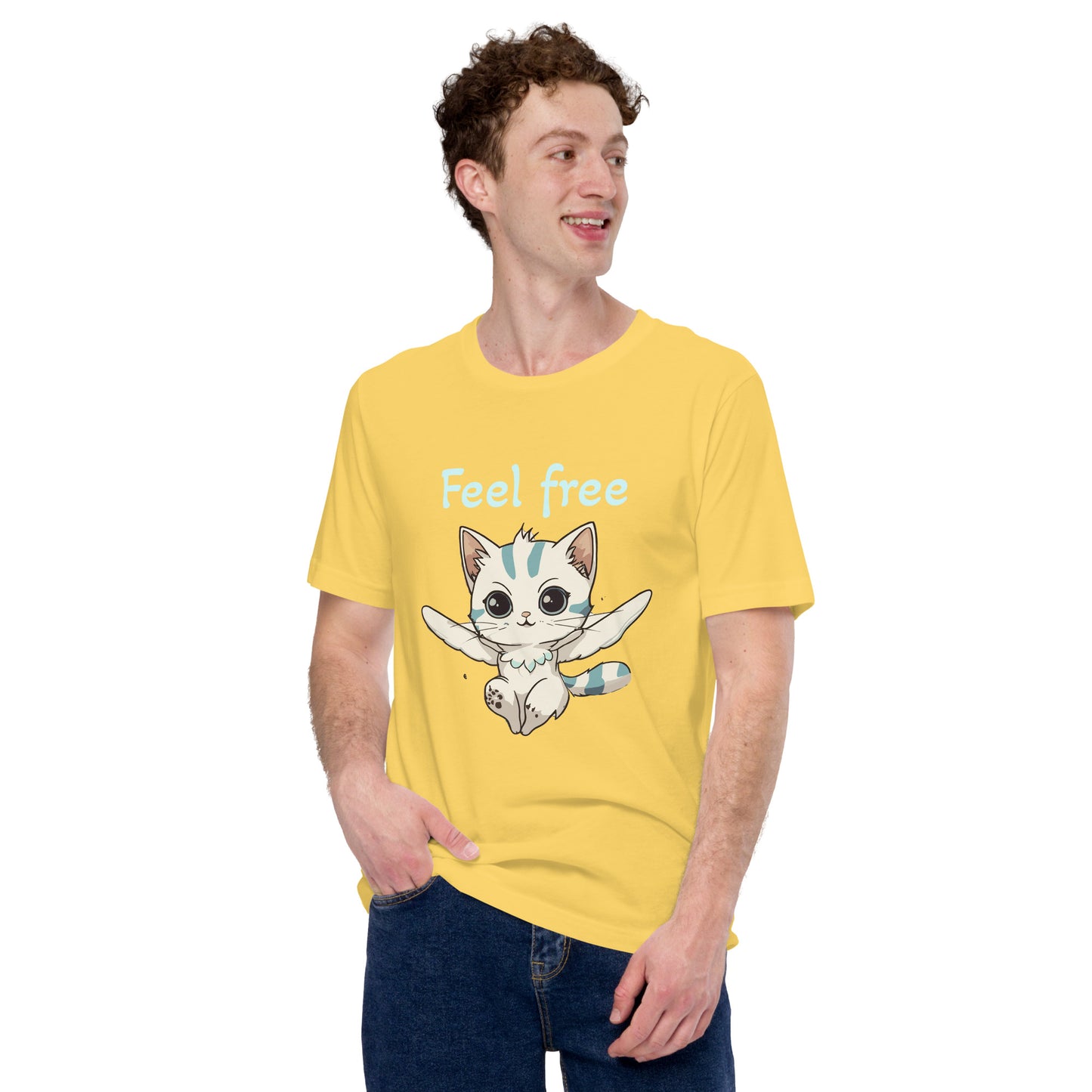 Feelfree cat print t-shirt